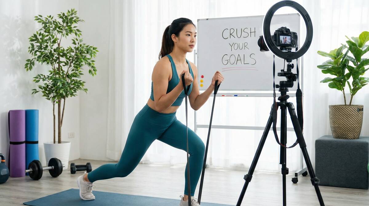 福利姬健身视频